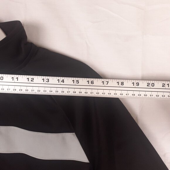 Athletic Works Boys Full-Zip Black Jacket With Reflective Stripe XL ,L - Picture 8 of 11